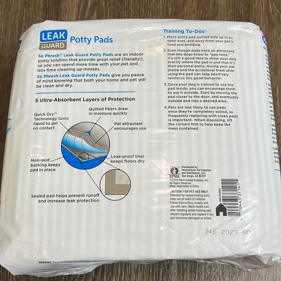 NWT SoPhresh Potty Pads - Picture 3 of 3